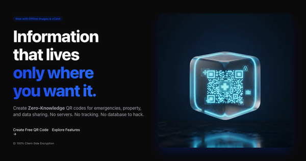 LinkPreview AI: Il generatore QR Privacy-First